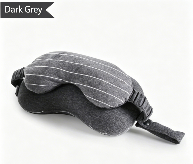 Car Neck Pillow U-Shaped Pillow with Eye Mask