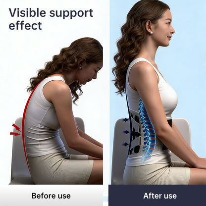 Adjustable Back Support Belt - Pain Relief for Men & Women, Sciatica, Scoliosis, Herniated Disc, Posture Corrector