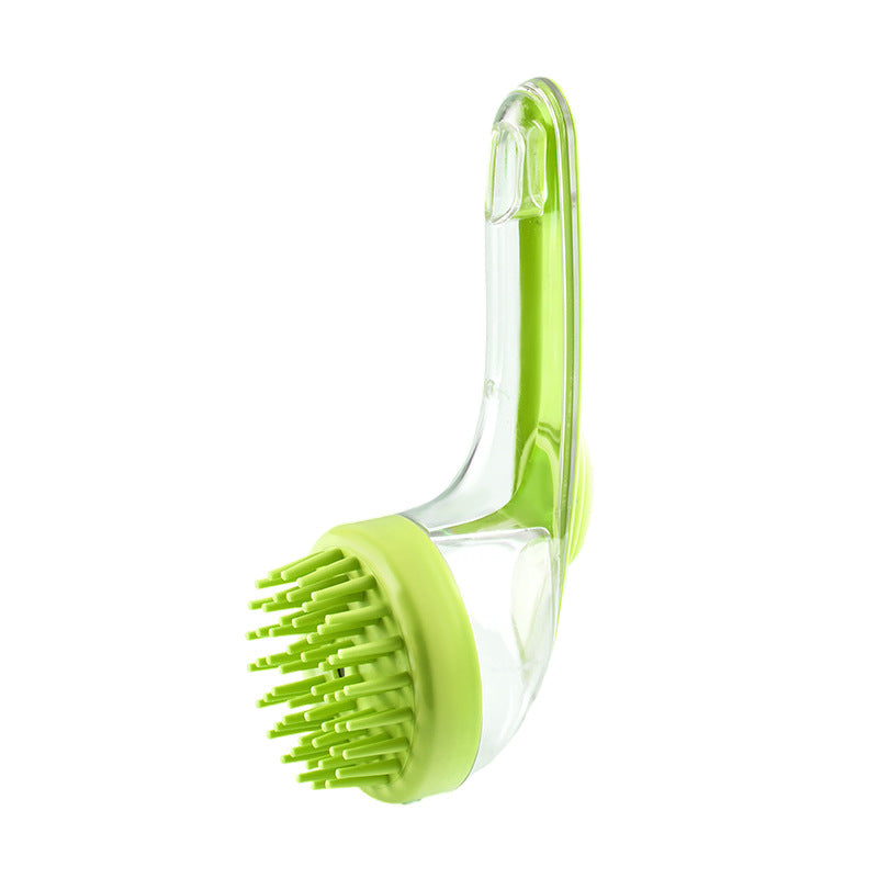 Long-handled shower brush, hair comb, hair brush, shampoo brush, head cleaning and massage device