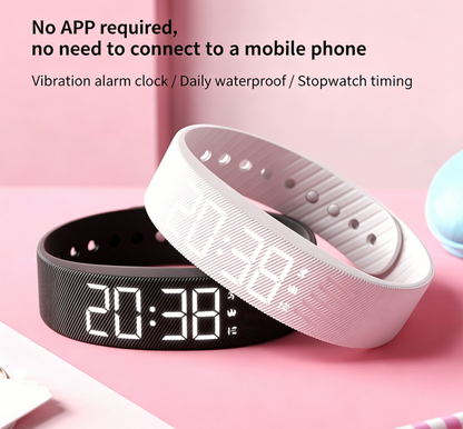 Student Smart Watch with Step Counter, Vibration Alarm, Multi-Function Digital Watch, Sports Bracelet, Life Waterproof, for Women