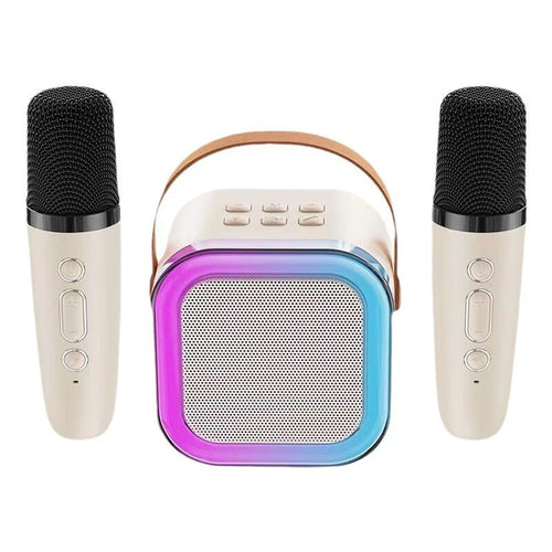 Wireless Bluetooth Microphone Speaker with Karaoke Function, Portable All-in-One Home KTV Set